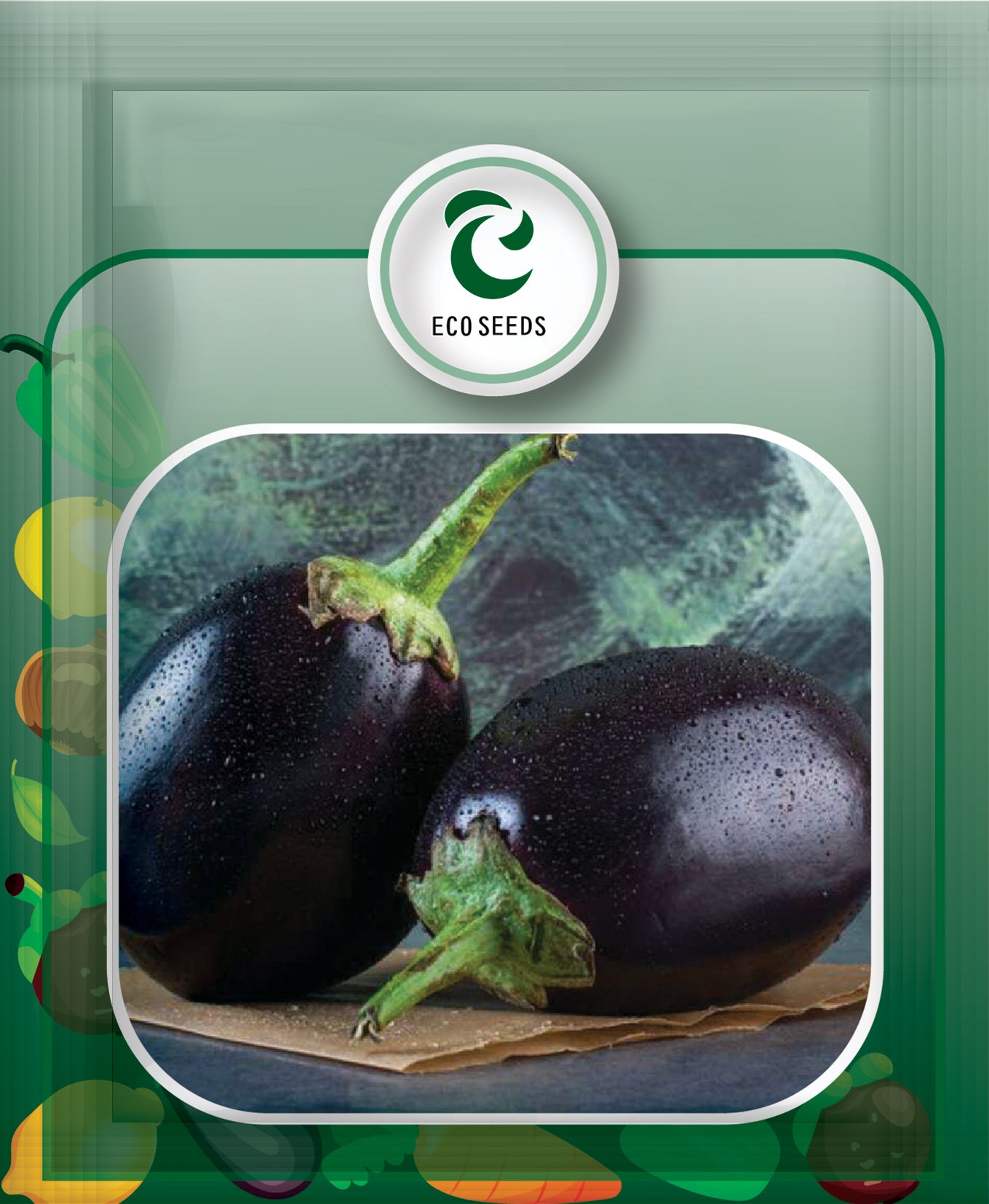 Round Eggplant Garden Seeds